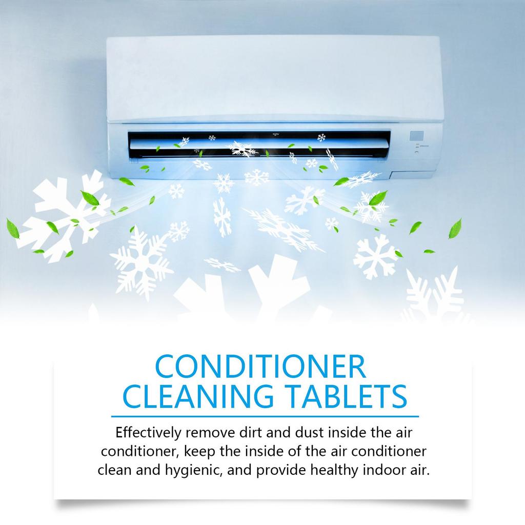 Джейкхоу Таблетки для чистки кондиционера Бытовой фильтр для кондиционера Подвесной блок Глубокая чистка Удаление пыли и запаха