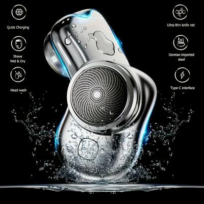 Электробритва для мужчин, мини-бритвы, портативная электробритва, USB перезаряжаемый триммер для бороды для дома, улицы, автомобиля, путешествий Koga/B