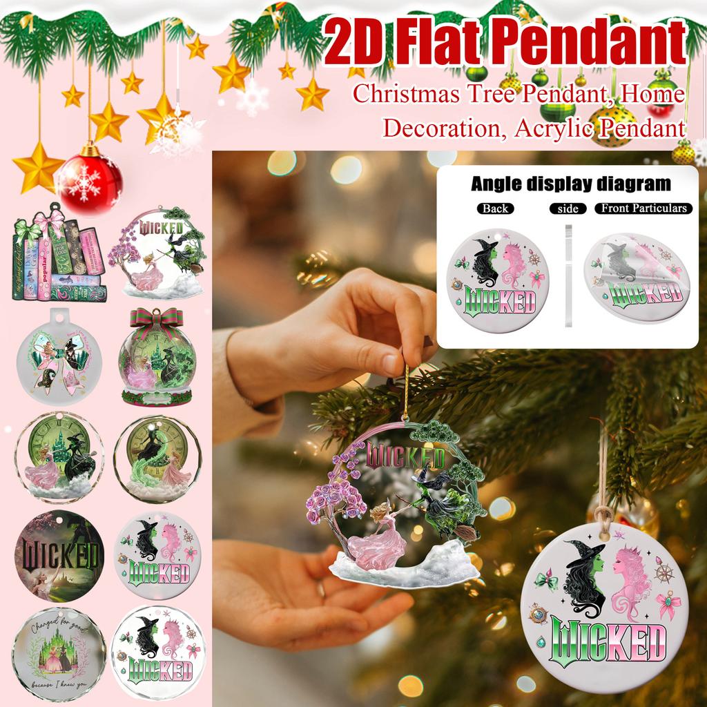 Magical Princess Witch 2D Acrylic Pendant