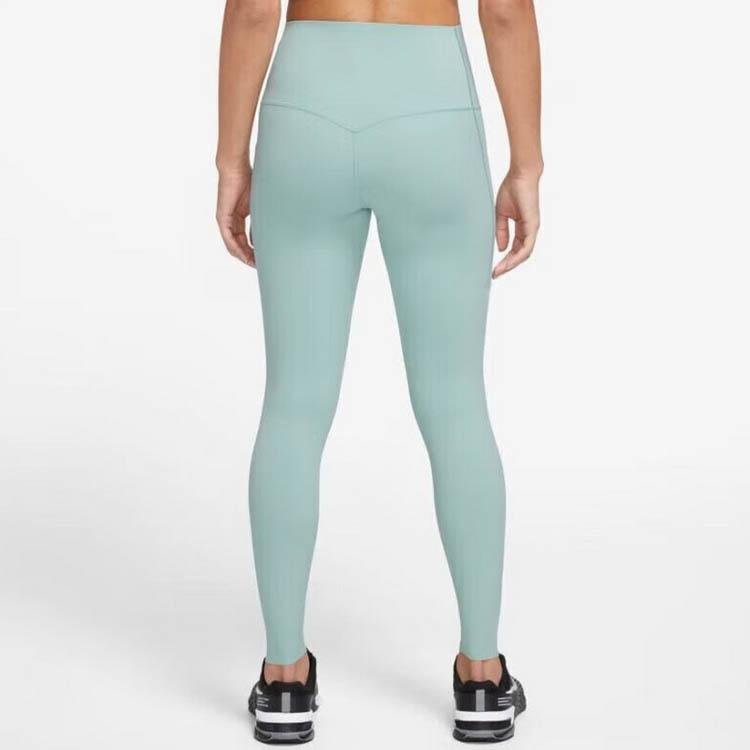 Nike Спортивные брюки женские бирюзовые умеренные DQ5898-309