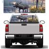 Pickup Rear Window Moose Forest Decoration Sticker Decal Waterproof 22" X 65