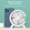 Compact and Portable USB Desk Fan Strong Airflow & Quiet Operation Mini Table Fan for Home Office Bedroom Table Student Dormitor