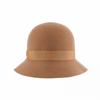 Helen Kaminski Hat51532 Ca Eta Camel Ribbon Round Cloche Bucket Hat