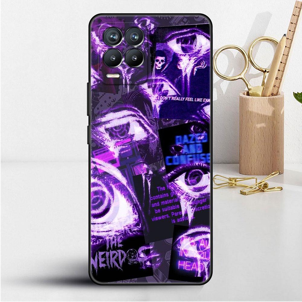 Чехол для Realme 8 C21y GT Neo 2 3 8i C21 7 C11 6 C12 C35 C3 GT 9 Pro C12 Master Funda Phone Cover Scary Face Eyes Smiley