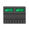 8 Slots Battery Charger AA/AAA Digital Display Rechargeable Batteries Charging Accessory Household Office Charge