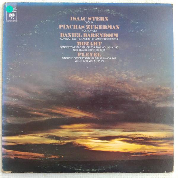 LP Record ISAAC STERN , PINCHAS ZUKERMAN, DAN - Concertone In C Major For Two Violi M32937 Columbia Master 1974 US Classical Used