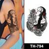 Custom Half Arm Temporary Tattoo Sticker Tribal Tatuaje Temporal