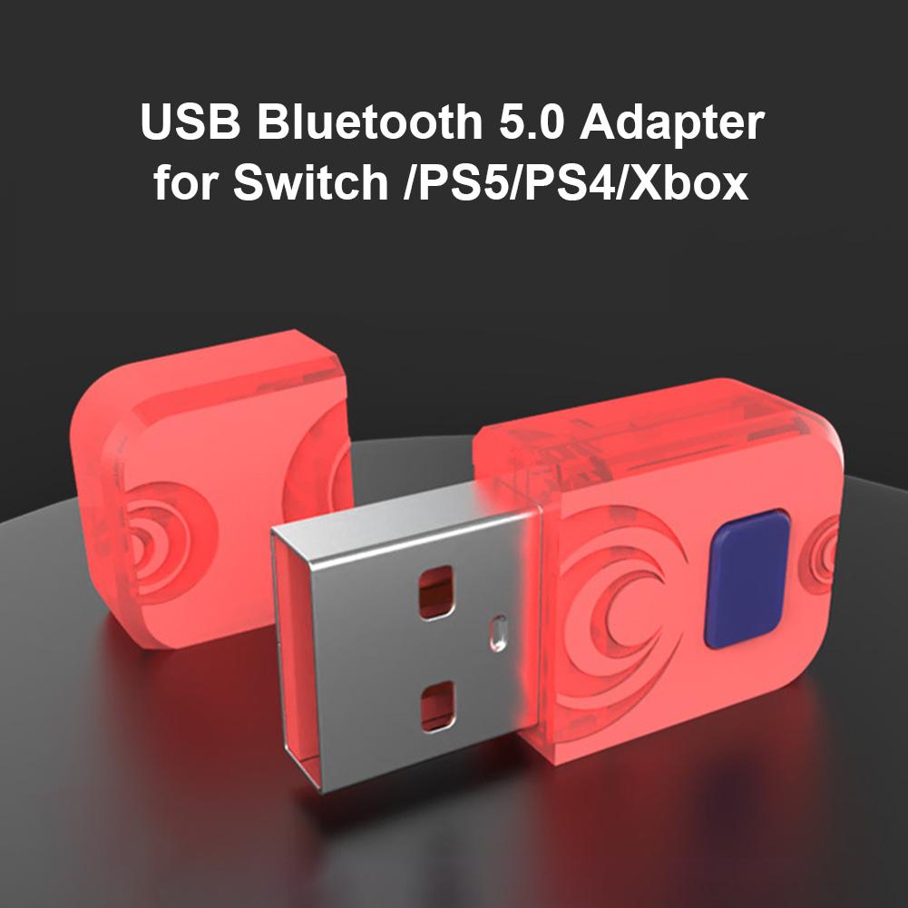 Беспроводной USB-адаптер-приемник для геймпада PS 5 4, Bluetooth-совместимый адаптер для Android TV Box