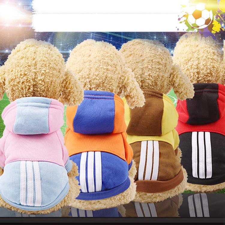 Winter Dog Clothes Contrasting Sweater Little Teddy Cat Bichon Dog Pet Supplies Clothes