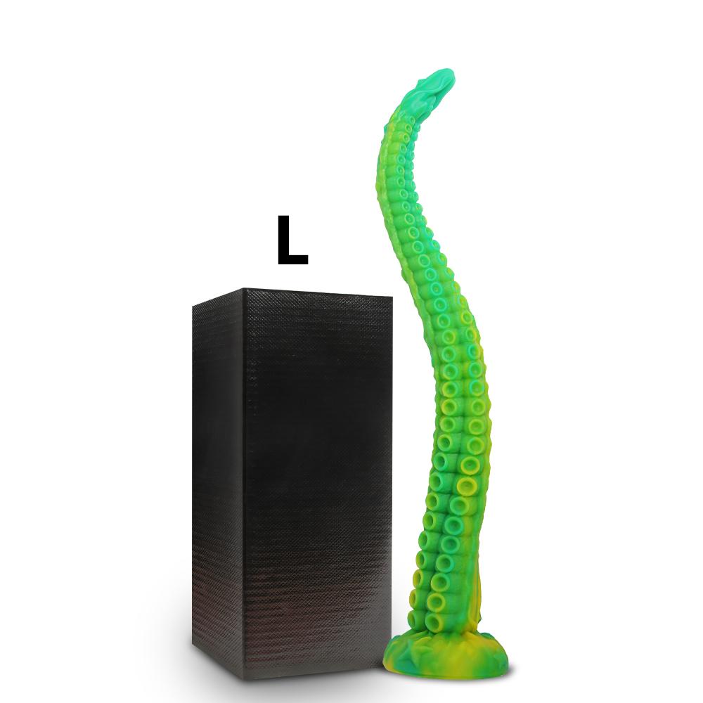 Длинная анальная пробка, секс-игрушка, монстр-дилдо, щупальце осьминога, огромный силиконовый член, секс-игрушка для взрослых, мягкий дилдо, женский мастурбатор, секс-игрушка