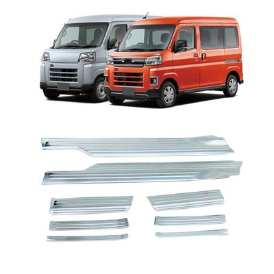 Daihatsu Atrai Накладка на порог боковой двери, Декоративная накладка с покрытием под карбон, Защита от царапин и пятен, Индивидуальный аксессуар, Дизайн S700V/S710V, Устойчивый,