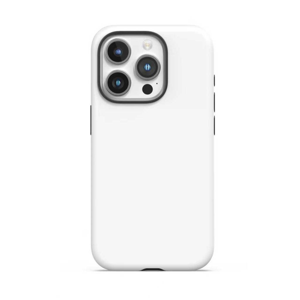 Двухслойный матовый чехол-пленка 2-в-1 для телефона Apple 16 с закругленными краями 17P