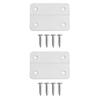 2pcs Replacement Hinges with 8pcs Stainless Screws Parts Kit for Igloo Coolers