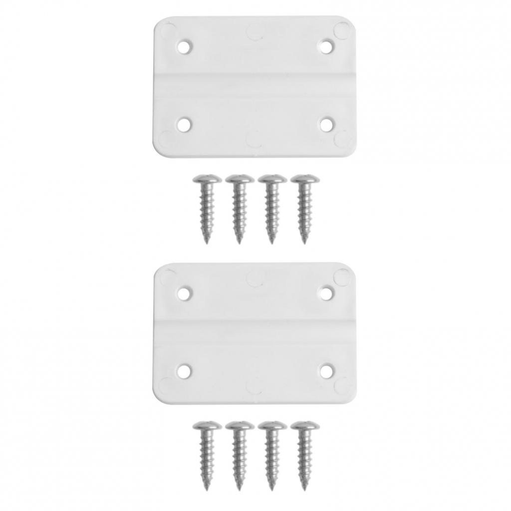 2pcs Replacement Hinges with 8pcs Stainless Screws Parts Kit for Igloo Coolers