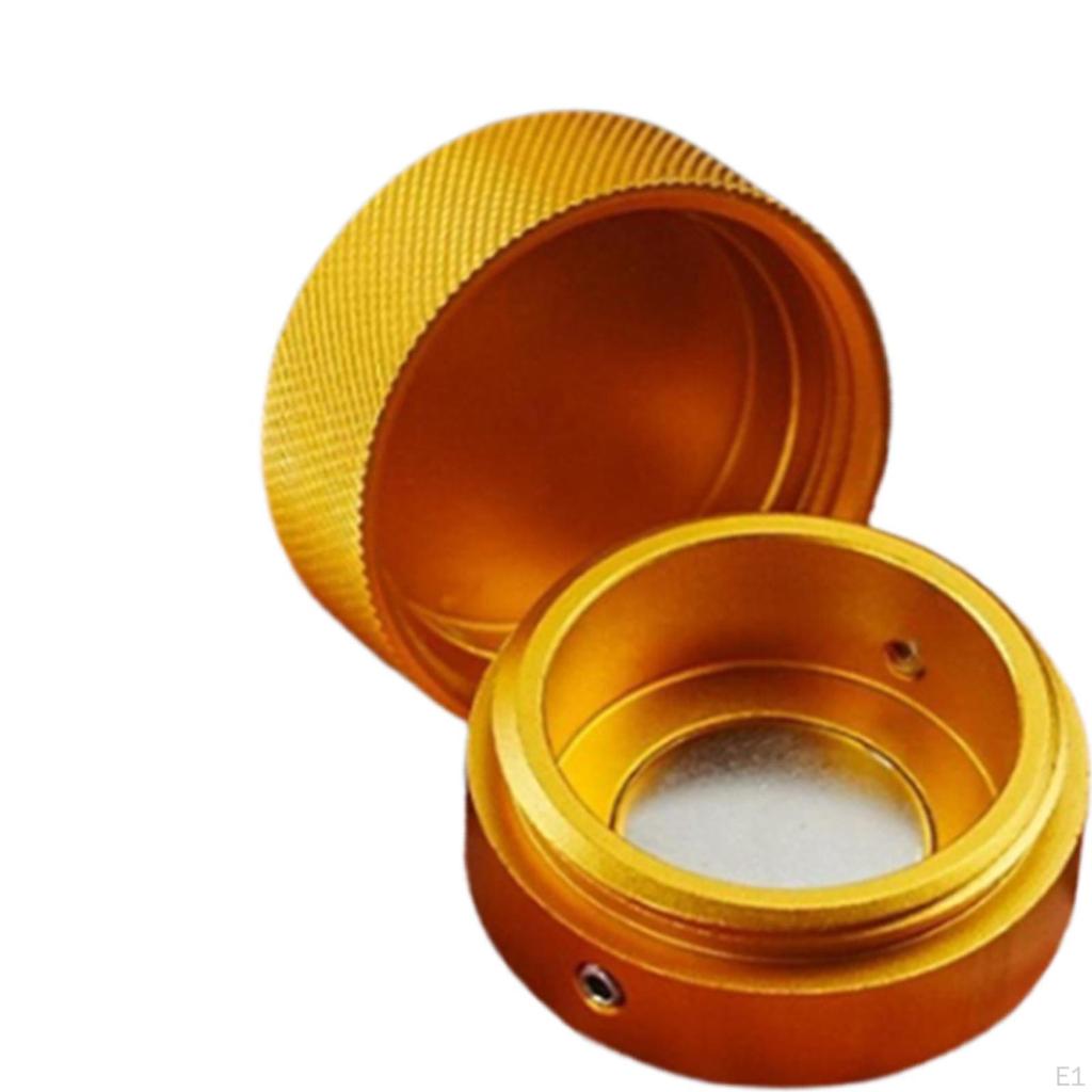 Футляр из алюминиевого сплава для бильярдного мела с круглой крышкой