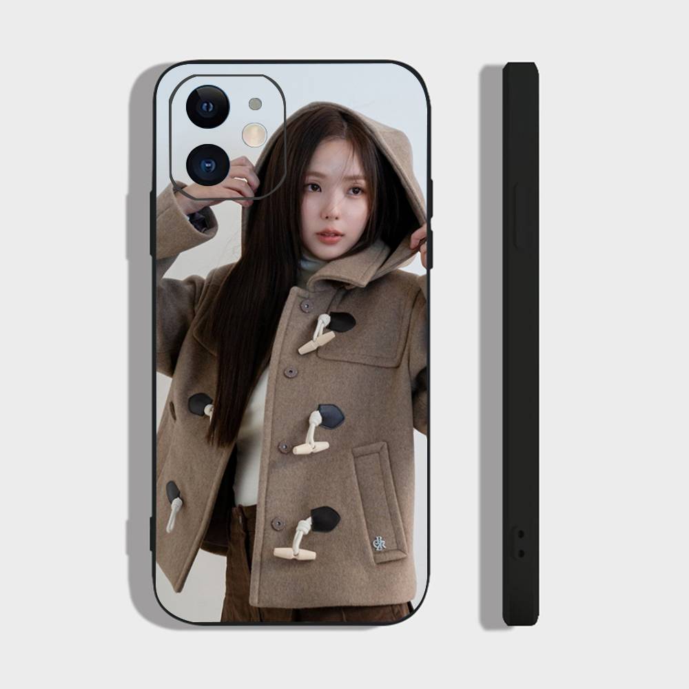 Чехол для телефона корейской знаменитости S-SOOBIN CHAE для IPhone 17 Air 16 15 14 13 Pro Max 11 12 Черный силиконовый чехол