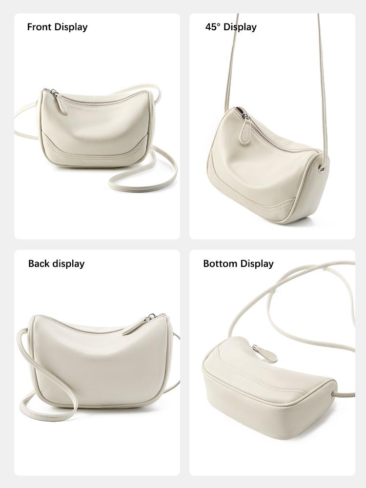 Сумка Zency Small из натуральной кожи, простая женская сумка через плечо