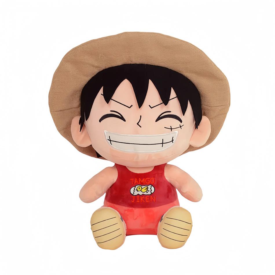Японское аниме 25 см One Piece Оригинальные плюшевые игрушки CartoonFigure Luffy Chopper Ace Roronoa Zoro Милая мягкая кукла Дети Рождественские подарки