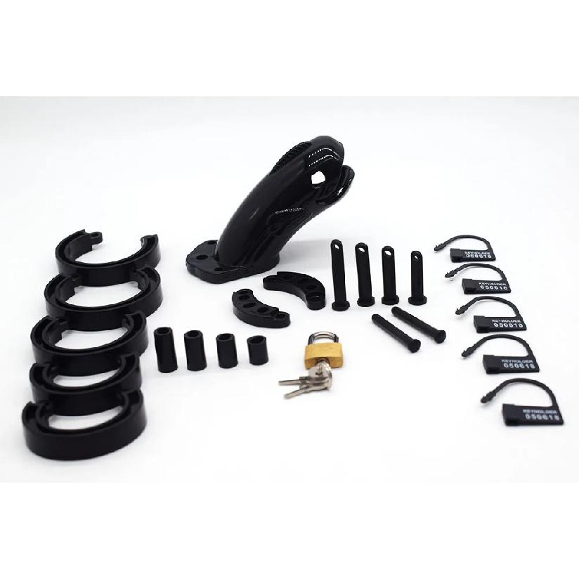New Design Plastic Cock Cage Chastity Male Chastity Device Penis Rings Sexy Toys for Men Adult 5 Colors to Choose Sex Products