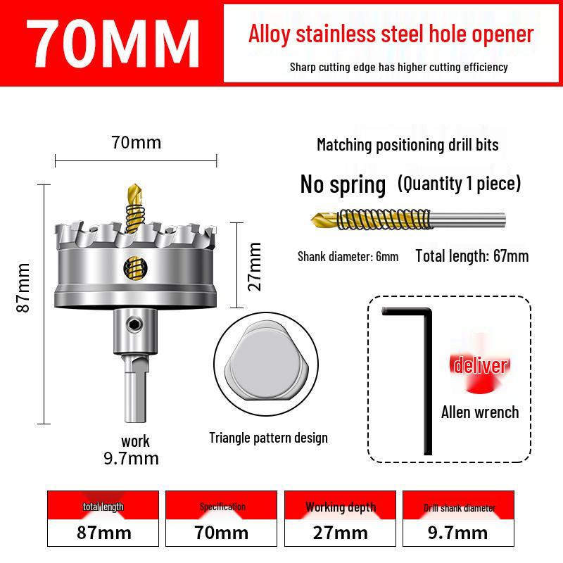 High Hardness Stainless Steel Alloy Drill Bit for Metal and Aluminum Reaming