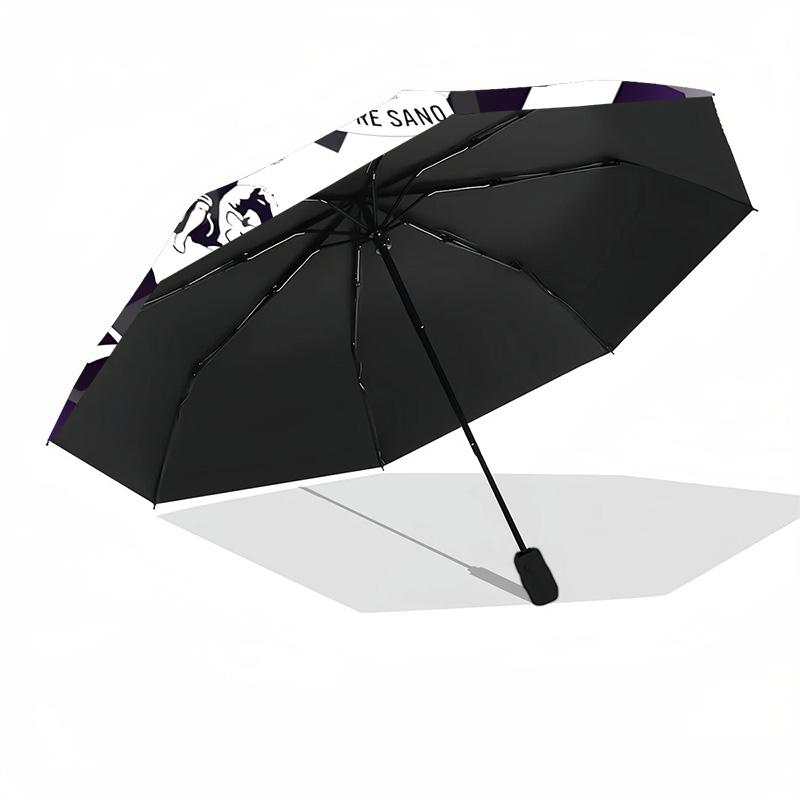 1pc Anderlecht Umbrella, Sun Protection, And UV Shielding. It Has Eight Sturdy Ribs for Outdoor Use And Perfect As a Holiday Gift