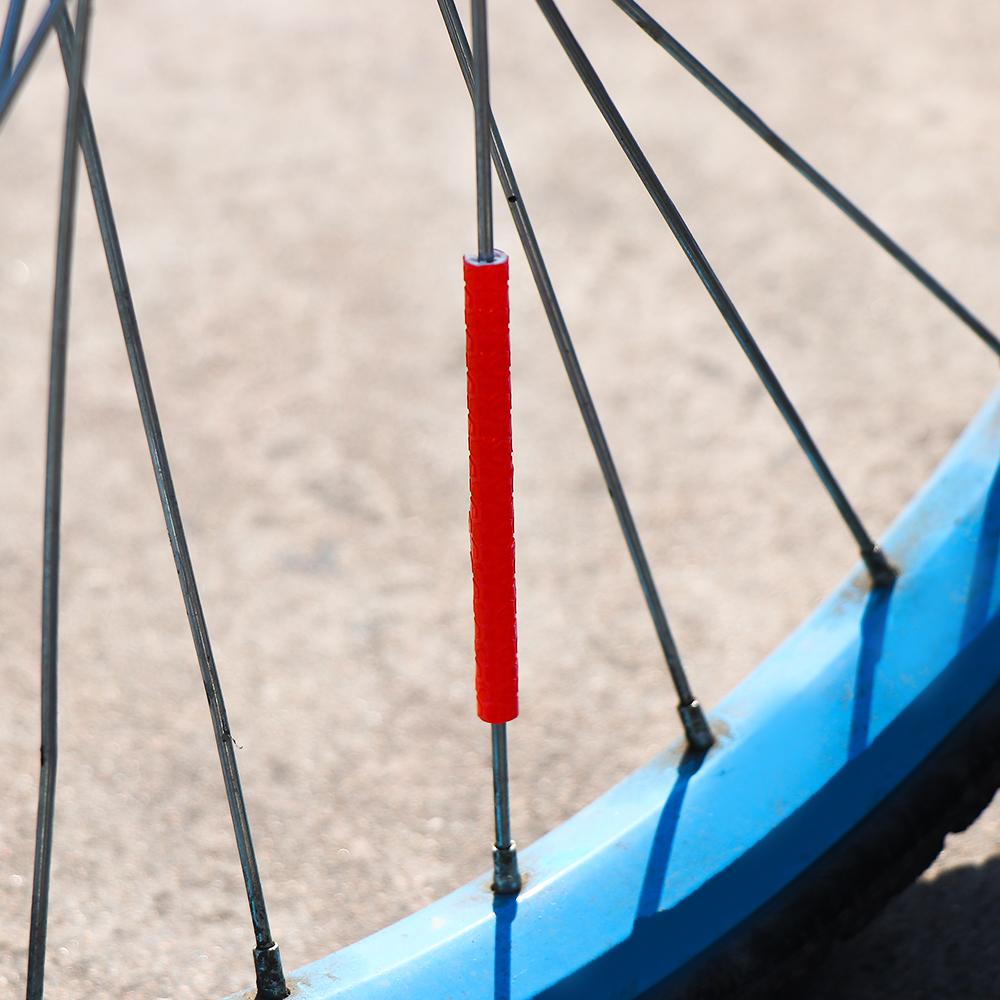 Зажимная трубка Велосипедная полоска Велосипедные фонари Обод колеса Спица Светоотражающие трубки Прикрепляемые отражатели