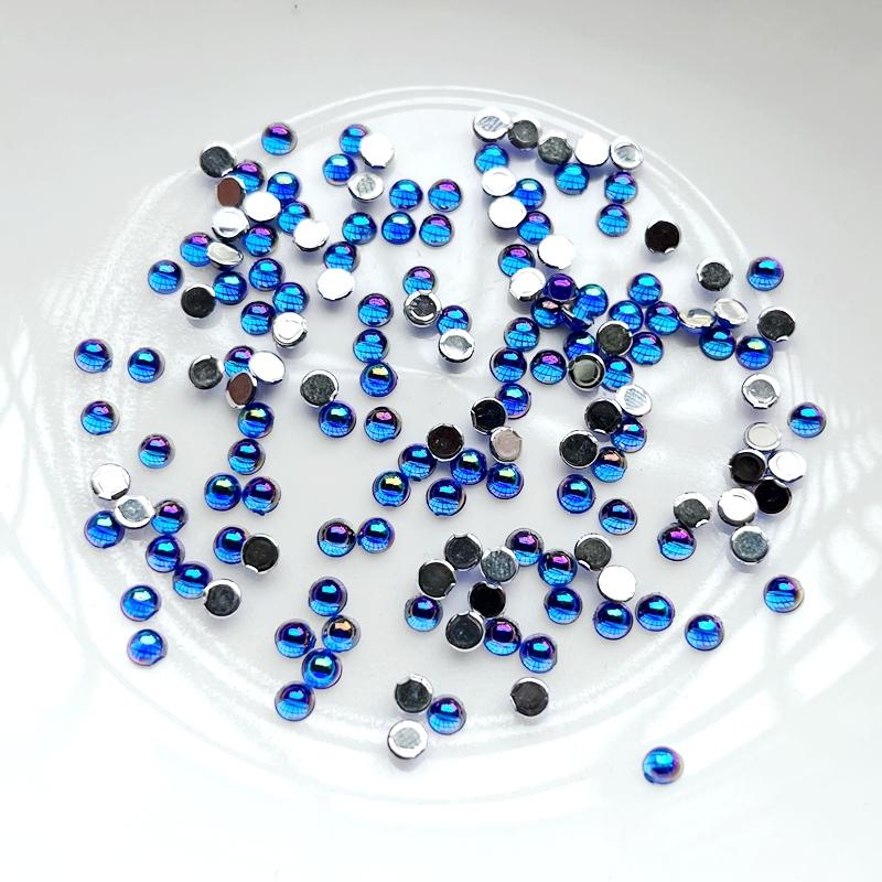 200 шт. красивые 3 мм смешанные полукруглые стразы для ногтей «сделай сам», декоративные аксессуары для изготовления ювелирных изделий