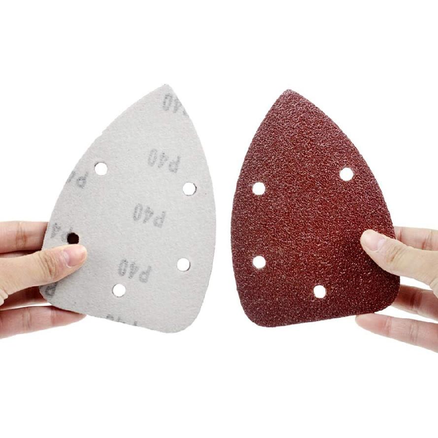 Coceca Mouse Detail Sander Sandpaper Sanding Paper Assorted Sanding Pads 40 80 120 180 240 Grits (50pcs Mouse Sandpaper)