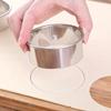 5pcs/Set Stainless Steel Dumpling Molds, Round DIY Wonton Skincutting Molds, Baking Biscuits Molds for Kitchen Use