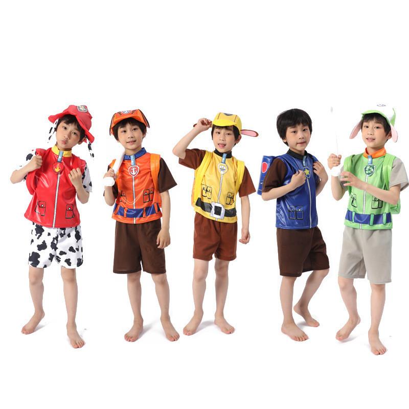 Очаровательный детский костюм Чейза, голубого шепарда, из полиэстера для Хэллоуина, косплей-мероприятий