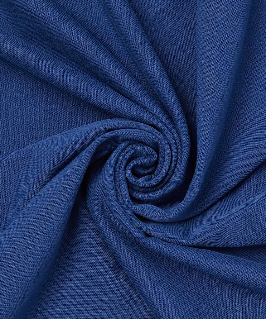 PROTAGON Футболка с длинным рукавом и логотипом, написанным от руки (синий)