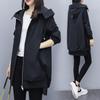 Autumn Women's Jacket Long Sleeve Casual Windbreaker Female Hooded Overcoat Loose Basic Coats Lady Outwear