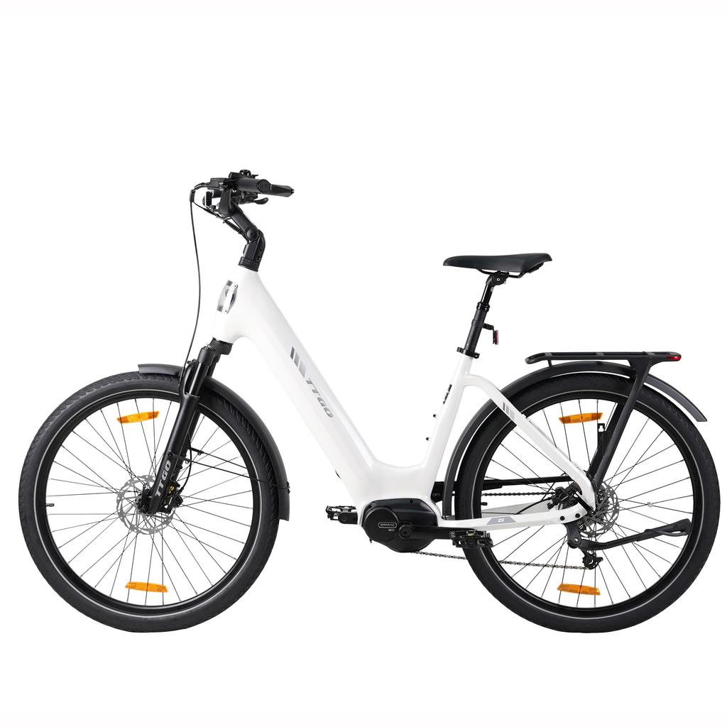 TTGO Z5 Urban Commuting Electric Bicycle With TowSeat 27.5 inch Wide Tires 36V20Ah Battery Outdoor Riding 250W Motor E- Mountain Bike For Adult