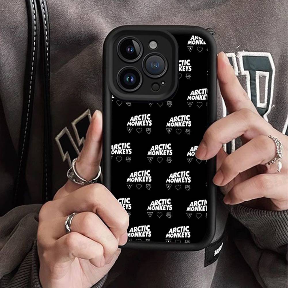 Чехол для телефона Rock A-Arctic Popular M-Monkeys Band для iPhone 17 16 E 15 14 13 12 11 Pro Max Plus Задняя крышка