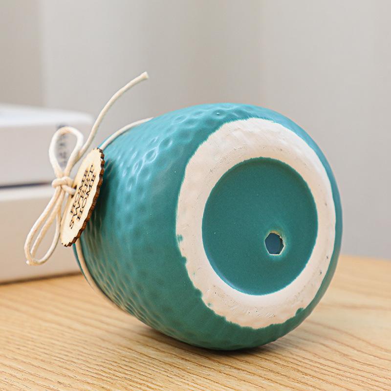 Colorful Mini Flower Pot Ceramic Succulent Pot Plant Pot Planter Bonsai Home Decor Indoor Decoration Desktop Ornaments