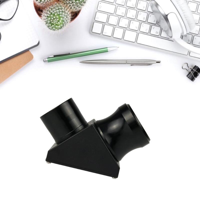 Stable 1.25inch 90° Star Diagonal Adapters Pressure Rings for Telescope Aluminum Diagonal for New Viewings Experience
