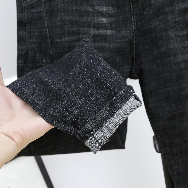 Элегантные джинсы-стрейч Commuter Plus Size, женские эластичные брюки-харлан с высокой талией, брюки-джинсы с карманами-морковками и комфортной талией