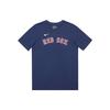 MLB T-Shirt Letter Number Print Short Sleeve T-Shirt Boston Red Sox Bogaerts 2 American Vintage Kids Tops Navy-Blue 3Z3B7SAG2-BOSXB