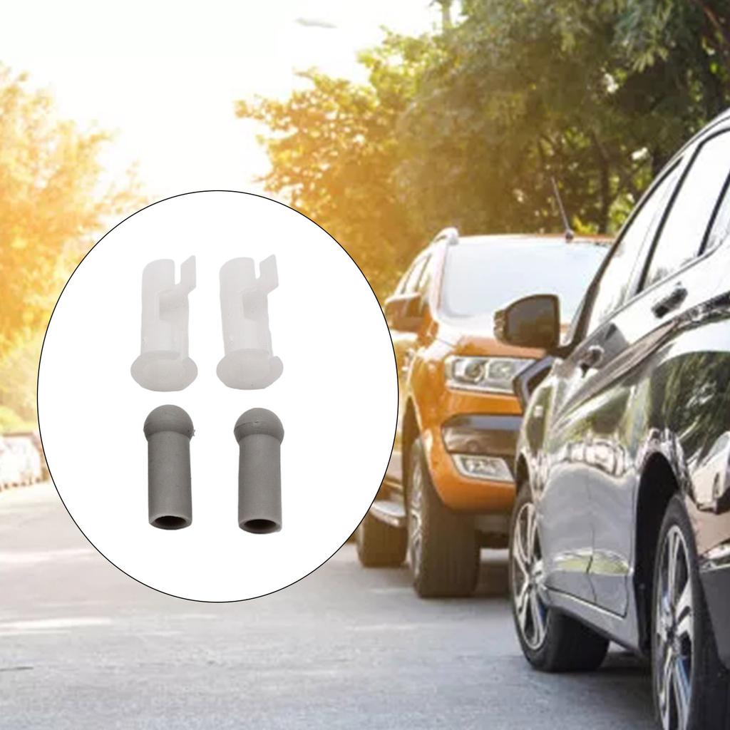 Sun Visor Support End Rubber Tips & Plastic Bushings Kit for 64-81 GM Models Car Repairing Part Replacement Accessories