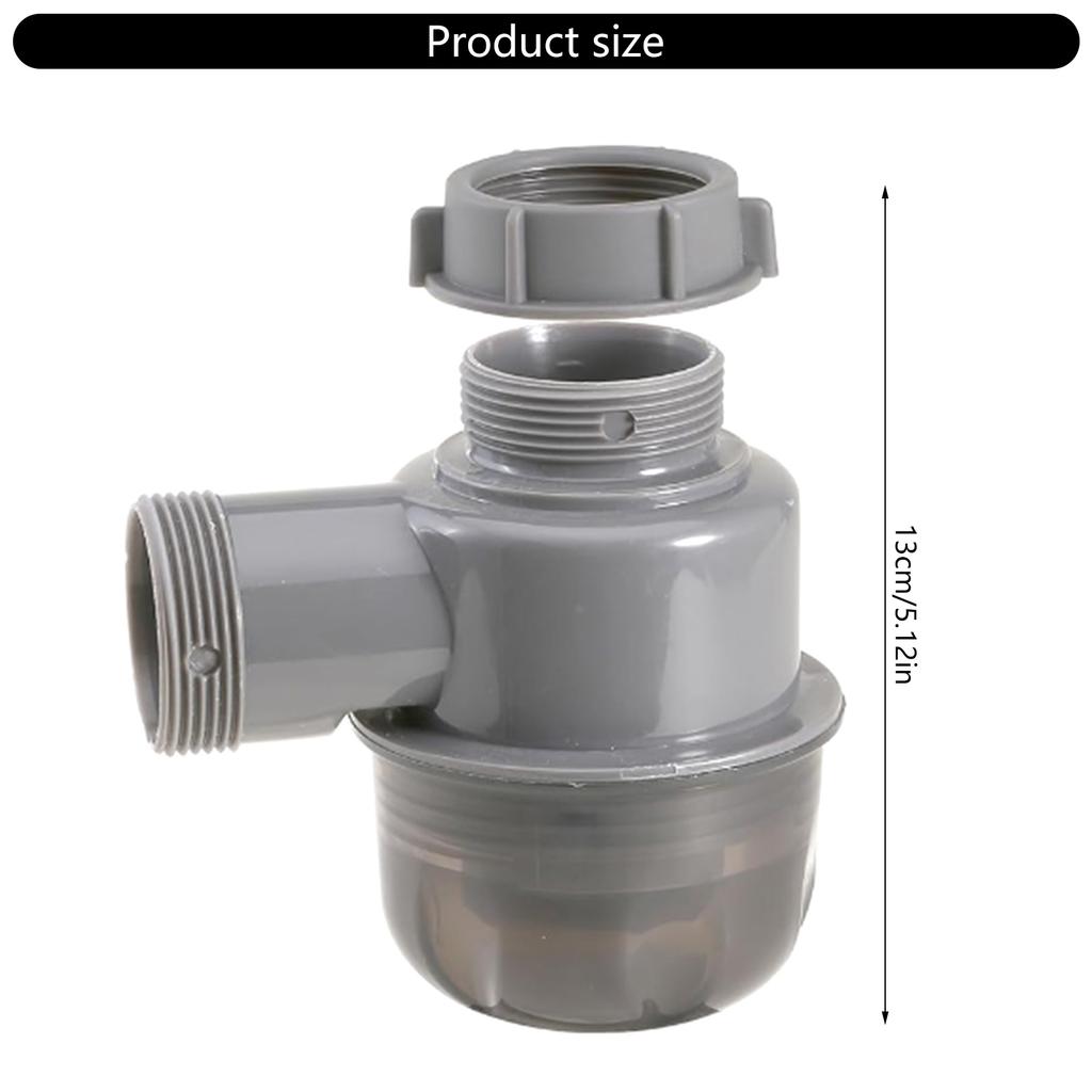 Сифон P-образный Замены Модернизации Видимый Съемный Легкий в Использовании Сливные Клапаны для Кухни Ванной Комнаты Измельчителя Пищевых Отходов