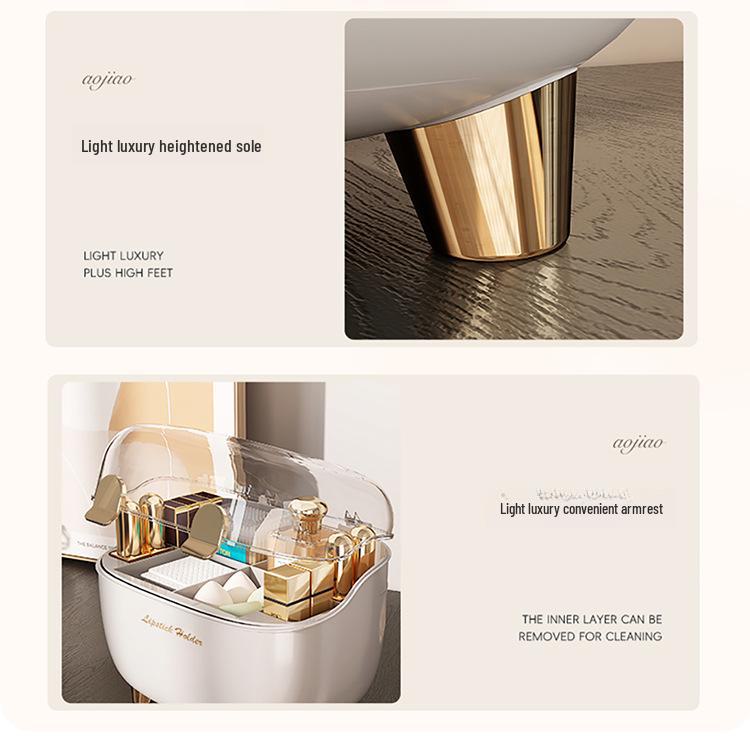 Продвинутый пыленепроницаемый бокс для хранения помад в стиле инс с крышкой