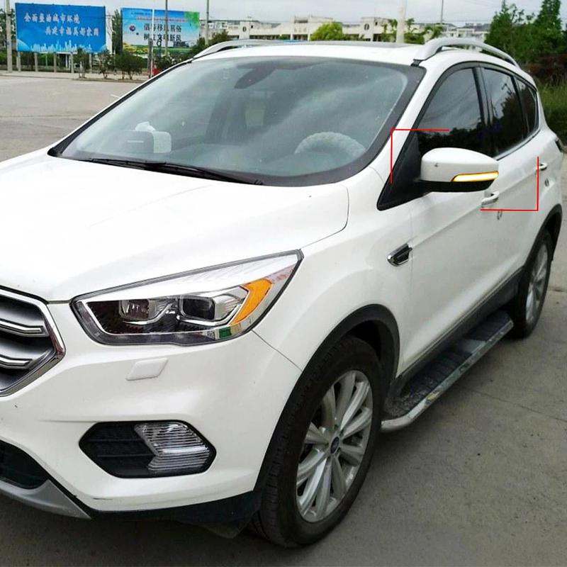 Для моделей Ford 13-19 EcoSport, KUGA Wing Bo, зеркало заднего вида, динамический указатель поворота, подсветка зеркала заднего вида, указатель поворота