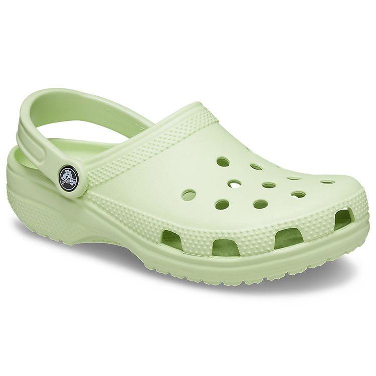 Crocs Классические клоги EVA Модные клоги на толстой подошве Унисекс Обувь Серо-зеленые 10001-335