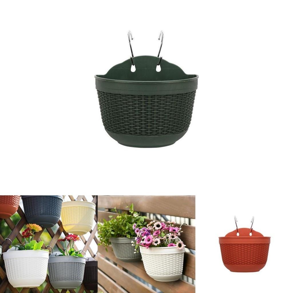 Unique And Stylish Wall Hanging Flower Pot For Garden Fence Or Balcony Decor
