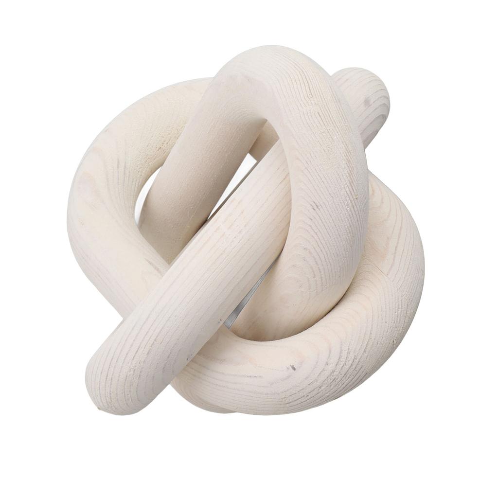 Decorative Wood Chain 3 Link Wood Chain Link Decorations for Home Living Room Coffee Shop White