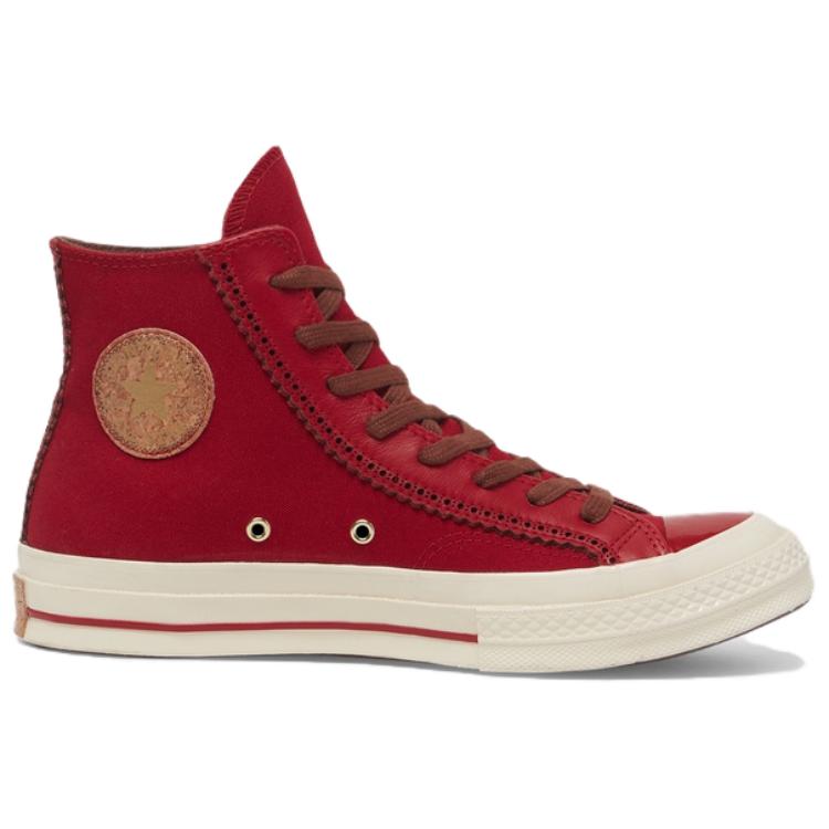 Converse 1970s Comfortable and Versatile Low-top Anti-slip Durable High-top Sneakers for Both Men and Women In Red