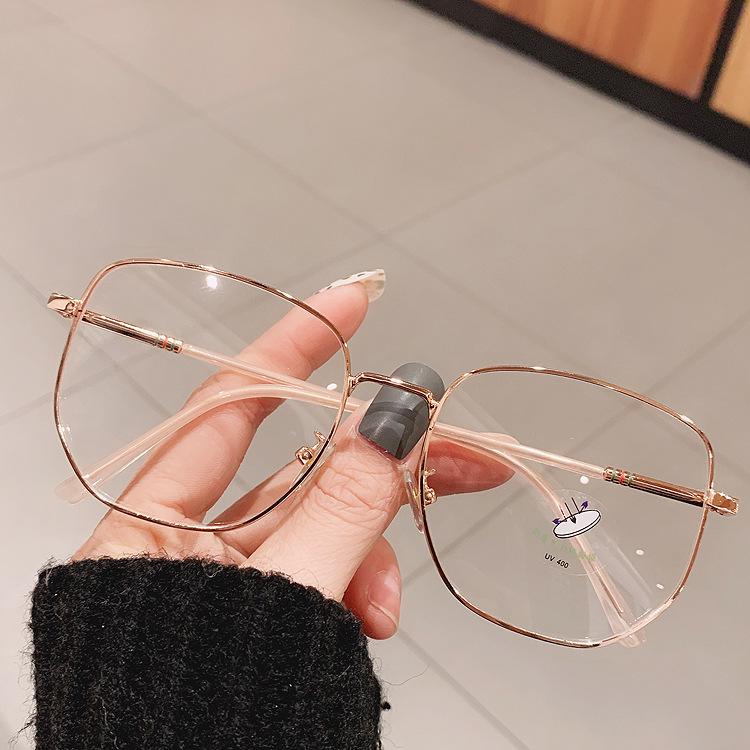 Женские очки Harajuku с неровной сеткой красного цвета в стиле ретро, защитой от синего света, простым декором и модным ажурным дизайном.