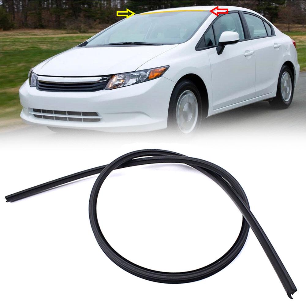 1pc Windshield Reveal Surround Molding Trim 73150-SNA-003 For Civic 2006-2011 Automobiles Parts Rubber Wind Rain Sealing Strips