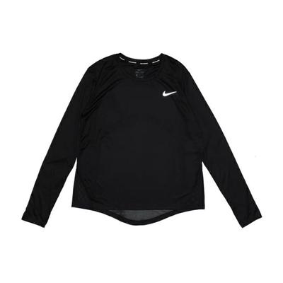 Dri-FIT Slim Fit Длинный рукав Бег Тренировочная футболка Женская Топы Черный AJ8129-010