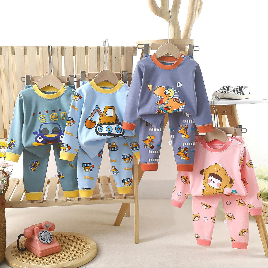 Cotton Underwear Set for Children Boys Warm Autumn Clothes for Girls Home Clothes Set